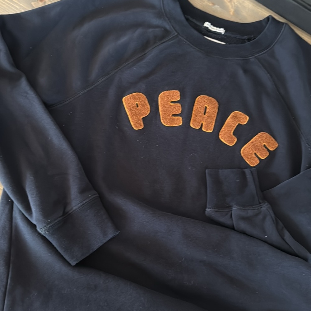 Peace Navy Sweatshirt